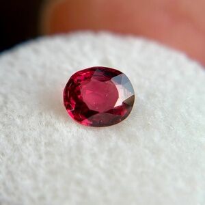 🔥 1.14 CT VIVID RED Natural SPINEL Burma Untreated Investment Gemstone